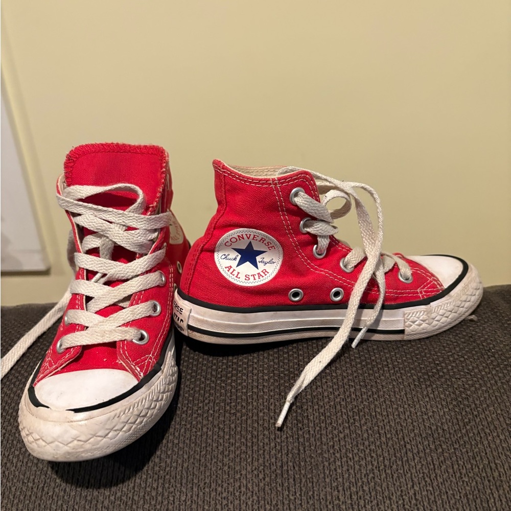Converse Chuck Taylor Red Canvas Sneakers